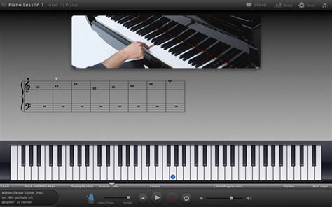 macbook klavier spielen